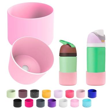 Imagem de 2 peças de bota de silicone para garrafa de água Owala 14/453.6 g 680.4 g 947.2 g 1,134 g, protetor de amortecedor inferior de manga protetora antiderrapante para garrafas de água FreeSip, Twist e