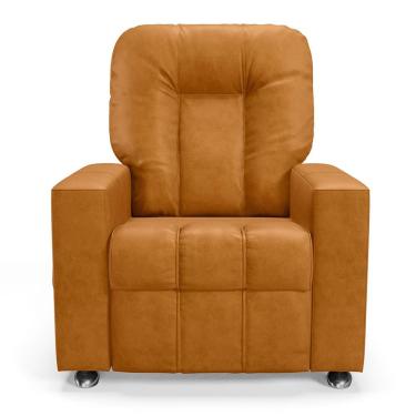 Imagem de Poltrona do Papai Reclinável Manual Sala de Cinema Romeo F05 Facto Whisky - Lyam Decor
