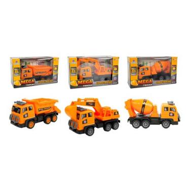 Imagem de Caminhão de Controle Remoto Mega Trucks Construção Veículo de Brinqued