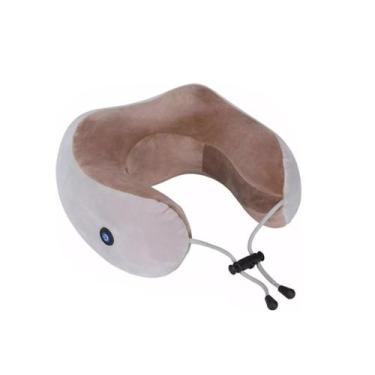 Imagem de Massageador Para Pescoço Almofada Formato U Macia Relaxante - U-Shaped