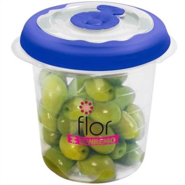 Imagem de Pote Redondo Pequeno Alto Cores 480ml - 703-5 - Sanremo Pote Redondo Pequeno Alto 480ml Sanremo 703-5