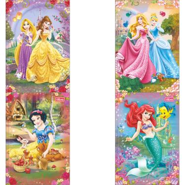 Imagem de CADERNO BROCHURA CD UNIVERTÁRIO PRINCESAS DISNEY 80F TILIBRA