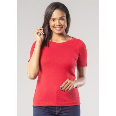 Imagem de Blusa m/c Pau a Pique Modal Vermelho