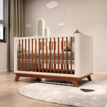 Imagem de Berço Redondo Padrão Americano 2 em 1 Mini Cama Sambalelê - Divicar, m