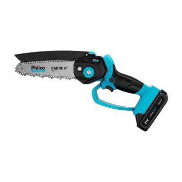 Imagem de Mini Motosserra Philco Force Pmm216 3000 Rpm 7 Acessórios, AZUL, Bivol