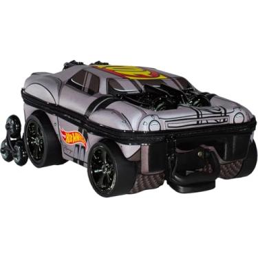Imagem de MALA INFANTIL HOTWHEELS NIGHT SHIFTER CINZA MOTOR PRETO