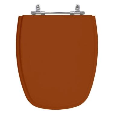 Imagem de Assento Laqueado Monte Carlo Caramelo Tampa Vaso Deca Mdf