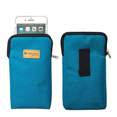 Imagem de Tainada Capa universal para celular com zíper e coldre para cinto para iPhone 16/15 Pro Max, 16Plus; Samsung S24+, S23 FE, S22, A54; Google Pixel 9/8 e mais!