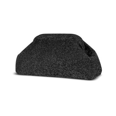 Imagem de bohunono Bolsas clutch de tecido para mulheres, bolsa de praia de verão para férias, bolsa de bolinho listrada de tecido, bolsa de crochê para noite, E-bk_sr, Large