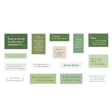 Imagem de Papéis para scrapbooking Almofada de papel para diário decorativo 45 folhas de papel sulfato premium para manuais, álbuns de fotos, projetos de artesanato, padrões coloridos, (Verde)