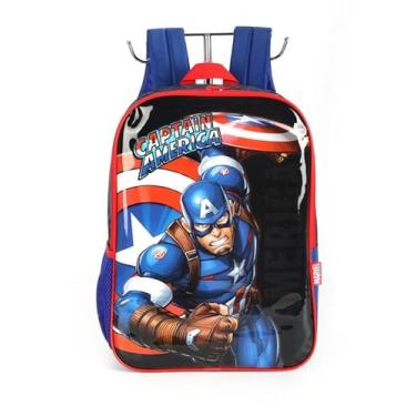 Imagem de Mochila Luxcel Capitao America Azul Is41581ag