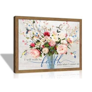 Imagem de Dytila Arte de parede Corinthians 5:7 Versículos da Bíblia 30,5 x 40,6 cm