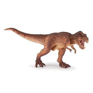 Imagem de Papo - Brown Running T-Rex - Realistic Figurine - for Ages 3+ - Dinosaurs Collection - Hand Painted - Highly Detailed - Durable and Educational - Gift Idea - Collectable - Running t-rex