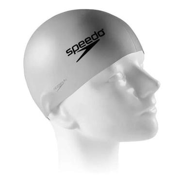 Imagem de TOUCA NATACAO SPEEDO FLAT SWIN CAP SILICONE TREINAMENTO C18 - PRETO U-Unissex