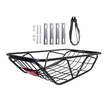 Imagem de Dynwave Cesto traseiro para bicicleta, organizador para diversos itens, com grande capacidade de armazenamento, versátil e ideal para transportar animais de, W Shaped