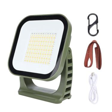 Imagem de Keenso Luzes Solares de Acampamento, Lâmpada de Acampamento Portátil 165LED 1800LM Com Bateria de 9000mAh e à Prova de água IP65 para Reparos de Emergência, Pesca, Caminhadas,