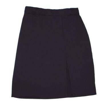 Imagem de Saia Feminina Cativa Midi Plus Size com Fenda Preta-Feminino