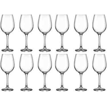 Imagem de Jogo 12 Taças de Vinho Branco Barone 385ml em Vidro Nadir Figueiredo