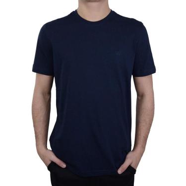 Imagem de Camiseta Masculina Lado Avesso MC Regular Marinho - LH17400-Masculino