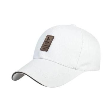 Imagem de Boné De Beisebol Ajustável Unissex De Algodão Com Fecho Snapback, Cor 