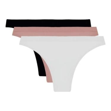 Imagem de Calcinha trifil af tanga kit com 3 co4403 sem costura corte a lazer, B