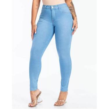 Imagem de Calça Jeans Feminina Biotipo Cintura Media Skinny Qualidade Premium Le