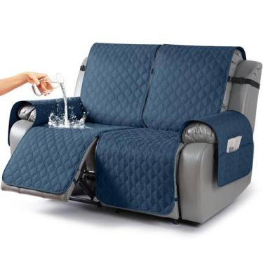 Imagem de Sofá reclinável impermeável TAOCOCO com capa de mobiliário de 2 lugare