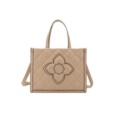 Imagem de Lenna's Bolsa de Mão e Transversal Feminina Shopper Bag Tiracolo Bege