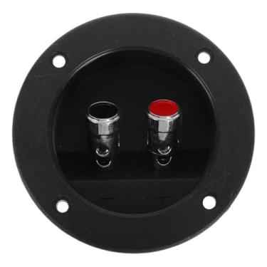 Imagem de PartyKindom Kit de terminal de caixa de madeira para subwoofer, conector de alto-falante para áudio de carro, conector de terminal de encadernação faça você mesmo, ajuste fácil de instalar