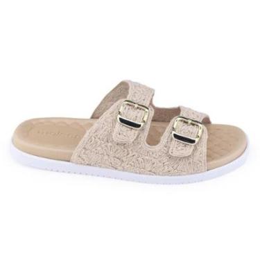 Imagem de Chinelo feminin Moleca 5493.104 tiras largas fivelas grandes-Feminino