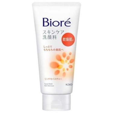 Imagem de Sabonete de Limpeza Facial Bioré Wash Rich Moisture 130g-Unissex