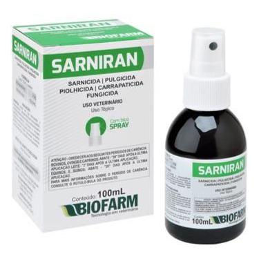 Imagem de Sarniran 100ML spray grandes animais - BIOFARM