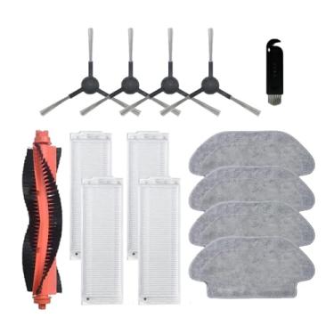 Imagem de Accessories Compatible With Karcher RCV 3 Robot Vacuum Cleaner Spare Parts Roller Side Brush Hepa Filter Mop Cloth Tool Brushes Replacement(Set9)