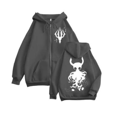 Imagem de Moletom Com Capuz Zipper Hollow Knight Para Homens E Mulheres, Estilo 