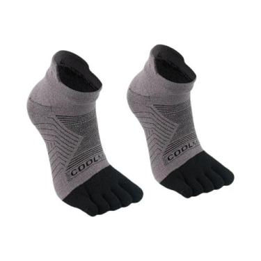 Imagem de Meias Esportivas De Dedos Duplos Para Corrida, Finas, Respiráveis E De
