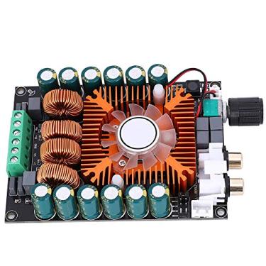 Imagem de Hyuduo Placa Amplificadora de Potência TDA7498E Suporte Estéreo 160Wx2 para Componentes Eletrônicos Com Qualidade de Som Sem Perdas, Dissipação de Calor Controlada por Temperatura para Operação de