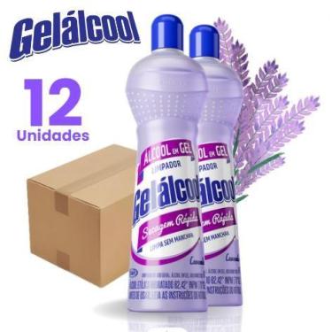 Imagem de Gel álcool Lavanda 470g - Kit Com 12 Unidades - GELALCOOL START