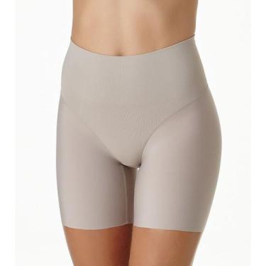Imagem de Bermuda Feminina Liz Modeladora Invisible Control Sepia Bege - 03743 -
