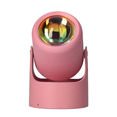 Imagem de Lâmpada LED de Projetor USB Projeção Lâmpadas Mesa Parede Rotação 180 Graus Luz Noturna Decorativa Por do Sol para Sala Estar Quarto Festa Fotografia