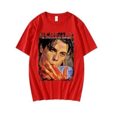 Imagem de Camiseta Feminina De Halloween Com Estampa De Filme De Terror Scream, 