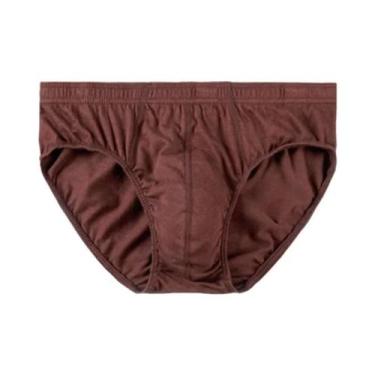 Imagem de Cuecas Boxer Masculinas plus Size 100% Algodão Respirável 6 Peças Conf