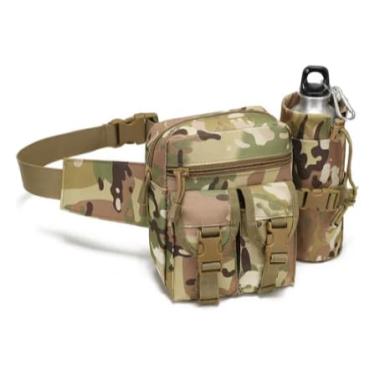 Imagem de Pochete Tática Militar Resistente – Feita de nylon durável, adequada para uso diário e atividades ao ar livre. (CAMUFLADO)