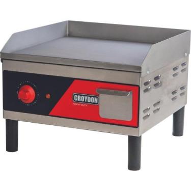 Imagem de Chapa Elétrica 45x40cm CE04 Inox Croydon 220V, Inox