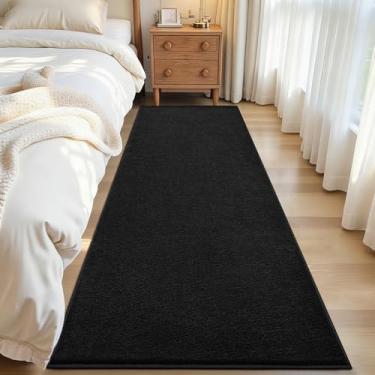 Imagem de ISEAU Tapete de corredor 5 x 15 cm para corredor, tapete macio de espuma viscoelástica com fundo de silicone antiderrapante atualizado, lavável na máquina, tapete interno felpudo para entrada de