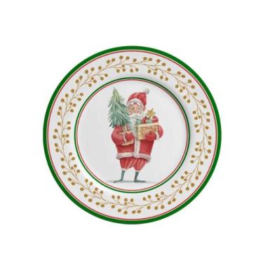 Imagem de Conjunto 6 Pratos Para Sobremesa Ho Ho Ho - Alleanza