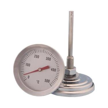 Imagem de Termômetro De Aço Inoxidável Para Churrasqueira, Medidor De Temperatur