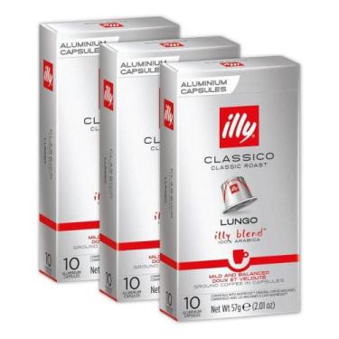 Imagem de 30 Cápsulas Café Nespresso Clássico Lungo Illy - 11887