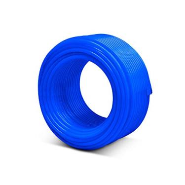Imagem de Tubo azul de 1/10.2 cm OD 3,5 m de comprimento para sistemas de filtragem de água desionizada por osmose reversa, geladeiras e outros aparelhos (0,65 cm OD, 25,5 cm), certificação NSF