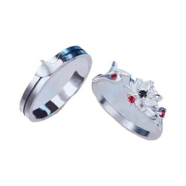 Imagem de Anéis De Casal Anime Mo Dao Zu Shi Wei WuXian Lan WangJi Joias De Esti