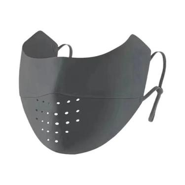 Imagem de Máscara Facial De Seda Gelada Com Proteção UV, Ajustável E Respirável,